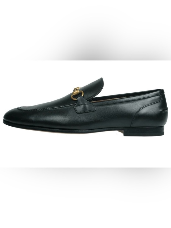 NEW GUCCI MEN\'S BLACK LEATHER HORSEBIT \